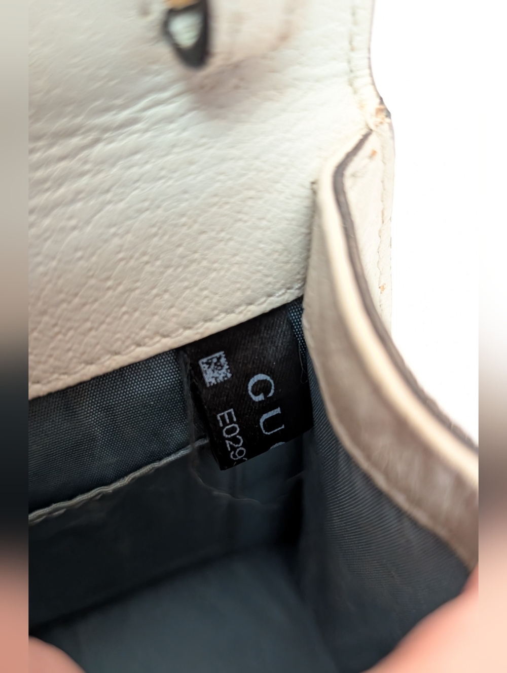 GUCCI Sylvie Sherry Line Bee Star 2Way Leather Handbag Shoulder Bag off White  - Picture 15 of 15